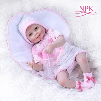 55 см 0-3 месяца реальный размер ребенка улыбка ребенка с зубами настоящая кукла-реборненок реалистичная мягкая на ощупь утяжеленная кукла розового цвета dre