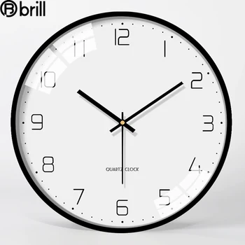 Большие настенные часы Современный дизайн Часы Настенные часы настенный домашний декор украшение гостиной Спальни Бесшумный Кухонный Часовой механизм