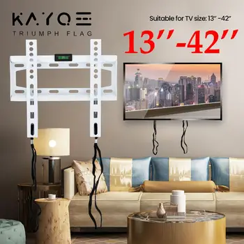 Высококачественное Сверхлегкое Регулируемое Настенное Крепление телевизора KAYQEE для 13 