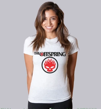 Женская футболка с логотипом Offspring, женская белая женская рубашка в прекрасном стиле, лидер продаж, брендовая рубашка