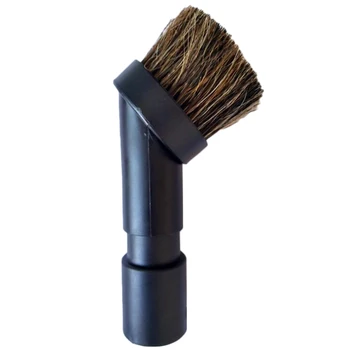 Круглая щетка из конского волоса длиной 2,5 см + адаптер для преобразования пылесоса 32 мм в 35 мм Пылесос Бытовой Инструмент для уборки дома