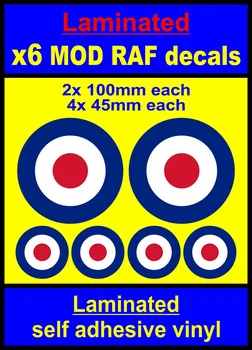 Для ламинированных 6-кратных круглых наклеек RAF, наклейки для скутера Who Mod Target, наклейки для автомобиля vespa