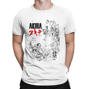 Аниме Akira Fan Art 80s future, Футболки Akira Leisure, Футболки с коротким рукавом и круглым вырезом, Хлопковая одежда с графическим принтом.