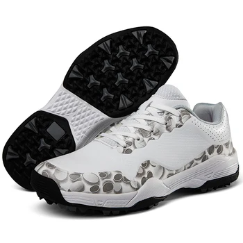 Новые мужские кроссовки для гольфа на воздушной подушке, водонепроницаемые кожаные кроссовки, женские кроссовки для легкой атлетики 36-46 размеров
