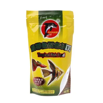 1 пакетик Аквариумного корма для тропических рыб Кормовое зерно для мелких рыб 98 г Вкусный Корм для рыб, особенно для гуппи