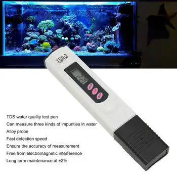 Измеритель чистоты и твердости TDS, прибор для измерения электропроводности, тестер качества воды, ручка-фильтр для домашнего аквариума N