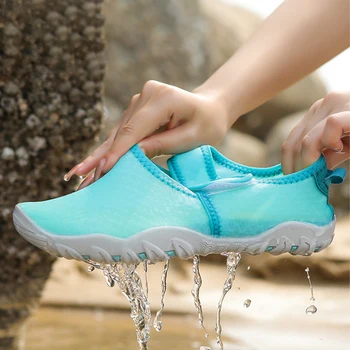 Женская водная обувь для плавания, легкая спортивная обувь для босиком с нулевым падением, нескользящая обувь для прогулок на свежем воздухе, минималистичная обувь Saguaro