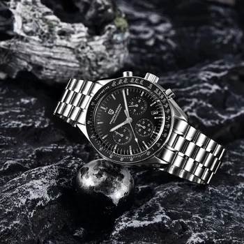 2023 Новые мужские часы PAGANI DESIGN, роскошные кварцевые часы для мужчин, хронограф с автоматической датой, Сапфировое стекло, VK63 movt, Нержавеющая сталь