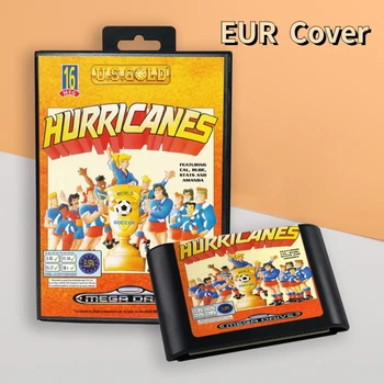 для Hurricanes EUR cover 16-битный игровой картридж в стиле ретро для игровых консолей Sega Genesis Megadrive