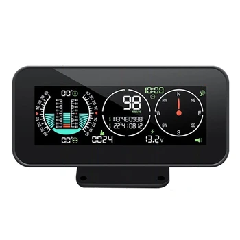 Автомобильный HUD-Головной дисплей, Проектор предупреждения о превышении скорости, GPS, Электронная сигнализация напряжения K0AF