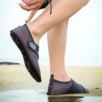 Дышащие, быстросохнущие кроссовки для водных видов спорта унисекс, прозрачная сетчатая обувь для плавания, весенне-летняя пляжная обувь