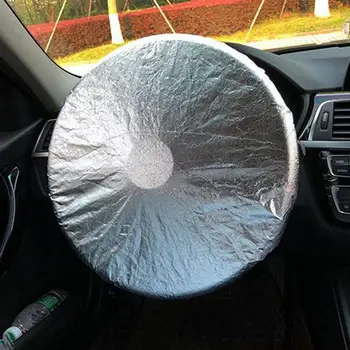 Солнцезащитный козырек на рулевом колесе, солнцезащитный крем для летней защиты от ультрафиолета, автомобильные принадлежности, аксессуары для теплоизоляции салона автомобиля