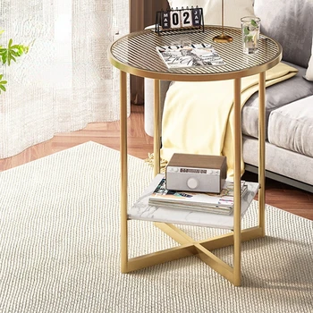 Круглые журнальные столики в скандинавском стиле, роскошный дизайн, современные чайно-кофейные столики, Минималистичная вспомогательная мебель для гостиной Mesa WZ50CT