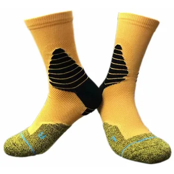 Баскетбольные носки для взрослых мужчин, носки для профессиональных соревнований, утолщенные нескользящие носки для тренировок для бега, специальные носки для фитнеса