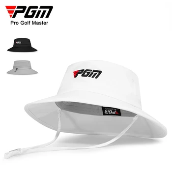 Мужская шляпа для гольфа PGM, Регулируемая Ветрозащитная Веревочная Кепка, Поясная Впитывающая Пот лента, Рыбацкие шляпы MZ059