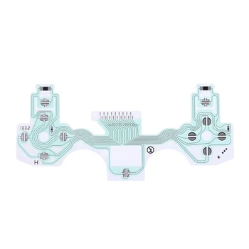 Схема Пленка Кнопка Лента Токопроводящий кабель Замена гибкой печатной платы клавиатуры для PS4 Play-Station 4 Контроллер 10XX 11XX