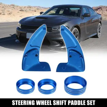 Рычаг переключения передач на рулевом колесе с кольцом для кондиционирования воздуха, внутренняя крышка ручки, совместимая с Dodge Challenger 2015 + Аксессуары