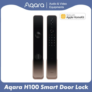 НОВЫЙ умный дверной замок Aqara H100 Автоматический умный дверной замок с паролем по отпечатку пальца Homekit Unlock 6 Методов разблокировки Умный дверной замок