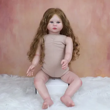 Кукла-Реборн из силикона с 3D-кожей разных размеров, без одежды, мягкая виниловая принцесса, подарок для малышей на День Рождения, игрушка-одевалка