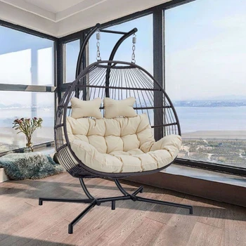 Кресло-качели для 2 человек подвесной стул Открытый Патио качели круглой формы подвесной стул патио