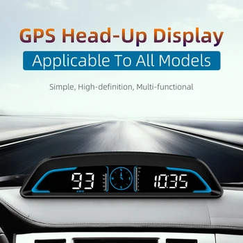 Navifans G3 GPS Автомобильный HUD Спидометр Головной Дисплей Цифровое Напоминание Будильник Спидометр часы дисплей напряжения Поддержка для всех автомобилей