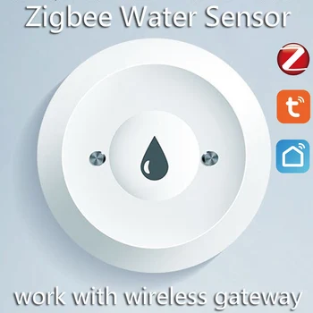 Датчик утечки воды eMastiff ZigBee Детектор уровня воды в умном доме Tuya Приложение Smart Life Безопасность Защита от протечек воды
