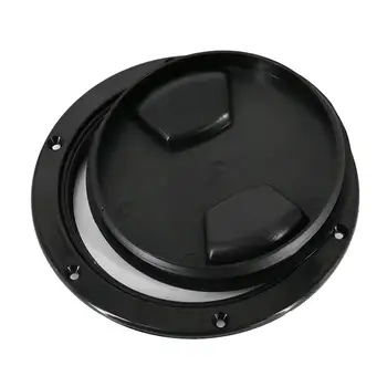 НОВАЯ 5-дюймовая черная плита для лодочной палубы, откручивающаяся крышка люка для доступа в фургон из АБС-пластика