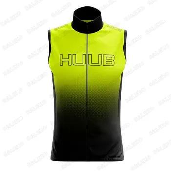 Жилет Huub 2023 Летний Велосипедный Трикотажный Жилет Велосипед Ветрозащитный водонепроницаемый Легкая Велосипедная одежда Куртки Жилет Майо Ciclismo