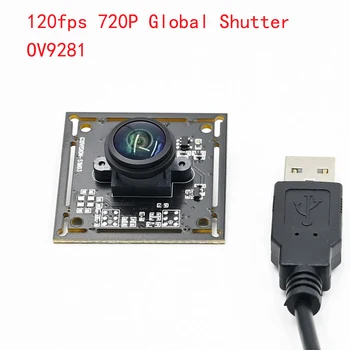 OV9281 120 кадров в секунду Глобальный Затвор USB Модуль Камеры 1 МП Монохромная Веб-камера 720p 1280x720 Fisheye Motion Capture Наблюдение