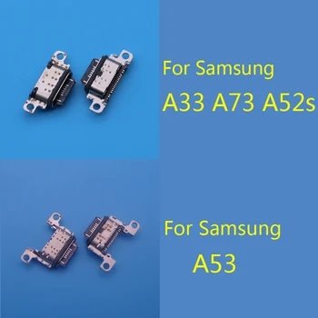 100 шт./лот, Оригинальный Разъем USB-порта Для зарядки, Док-станция для Samsung Galaxy A33 A53 A73 A52s 5G