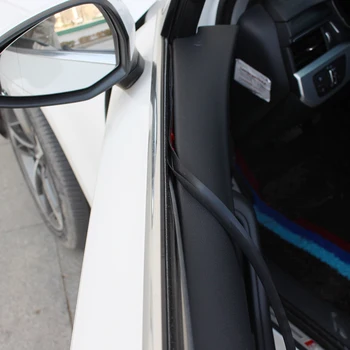 Универсальный автомобильный Стайлинг V Type 2M DIY, Уплотнительные полоски для дверного, оконного стекла, резиновые наклейки, Звукоизоляция, Внешние Автоаксессуары