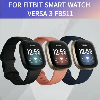 Для смарт-часов Fitbit Versa 3 Sport Watch FB511 с сенсорным экраном, отслеживающим состояние здоровья, отслеживание упражнений