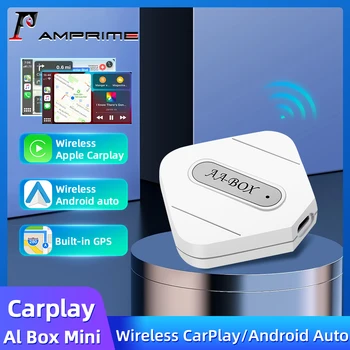 AMPrime Mini Ai Box Проводной беспроводной Android Автоматический Беспроводной Адаптер Для Автомобиля Быстрого Подключения Smart USB Plug and Play Bluetooth WIFI
