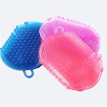Новые силиконовые Отшелушивающие Массажные перчатки-Пилинг-скраб для тела, щетка для ванны, Щетка для тела