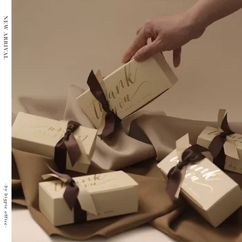 30ШТ Бумажная коробка конфет, сумка для подарков 