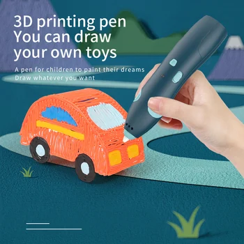 3D Ручка для Рисования 3D Ручка для Детей DIY Волшебная Ручка PLA Нити Игрушки для Детей Рождественский Подарок на День Рождения