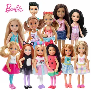 Оригинальные Куклы Барби, Мини-Куклы, Модные Куклы, Милые Детские Игрушки для Девочек, Подарки на День Рождения и Рождество для Детей, FWV20 FRL33 DWJ27
