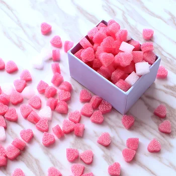 100 шт./лот Розовая мини-пена в форме сердца для свадебной вечеринки, украшения дома, Материал для наполнения подарочной коробки