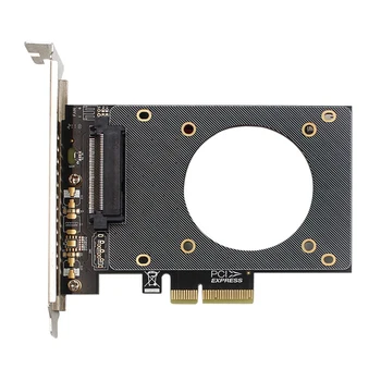 PH46 Адаптер U.2 для PCIe Riser PCI Express x4 для U.2 SFF-8639 Адаптер карты расширения NVMe SSD Поддерживает U.2 NVME SSD Riser Card