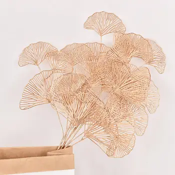 1 Ветка Шикарных искусственных листьев Гибкая Широко Применяемая Пластиковая Красивая Цветочная композиция из искусственных листьев