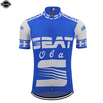 Велосипедная майка синего цвета с коротким рукавом, велосипедная одежда ropa ciclismo, велосипедная майка для триатлона, велосипедная одежда maillot ciclismo mtb
