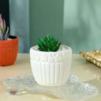 Новый креативный контейнер для сухих и влажных цветочных композиций в скандинавском стиле, пластиковая Гидропонная ваза, Цветочный горшок