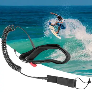 Вращение на 360 градусов Веревка для серфинга с защитой от намотки Регулируемая лента Поворотный Выдвижной Поводок для доски для серфинга на море