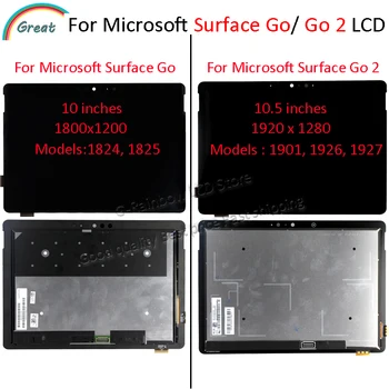 Оригинал для Microsoft Surface Go 1 Go 2 1824 1825 1901 1926 1927 ЖК-дисплей С Сенсорным Экраном В сборе Для планшета surface go2 go1 LCD