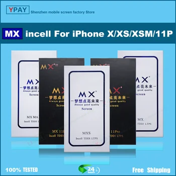 MX Incell Экран Для iPhone X Xs Max 11PRO ЖК-Дисплей Сенсорный Экран Дигитайзер В Сборе Без Битых Пикселей Запасные Части