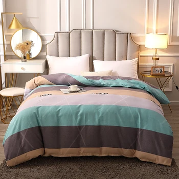 Пододеяльник постельное белье с принтом в скандинавском стиле, пододеяльник, одинарное двойное одеяло, пододеяльник 173x218 см