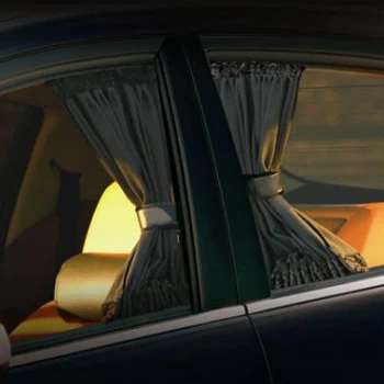 2 шт Универсальный солнцезащитный козырек, Автомобильная шторка, Солнцезащитные шторы на боковое окно автомобиля, автомобильные шторы, Солнцезащитный козырек, Жалюзи, чехол для автомобиля-Стайлинг