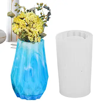 Силиконовая форма для вазы 3 стиля Гибкая 3D форма с антипригарным покрытием Красивая силиконовая форма многоразового использования DIY Принадлежности DIY Аксессуары для
