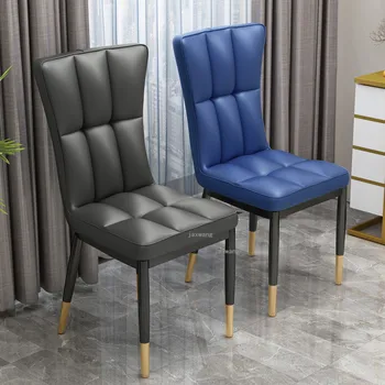 Современные обеденные стулья, Модная спинка, Высокий табурет, Стул для отдыха Nordic Home, кухонная мебель, стул для столовой CN