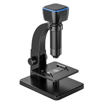 Цифровой микроскоп с двумя объективами, USB, Wifi, промышленные микроскопы для микробиологических наблюдений